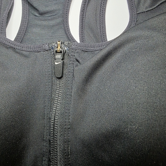 Nike Women's Dri-Fit Shape High-Support Padded Front-Zip Sports Bra S - Picture 2 of 6